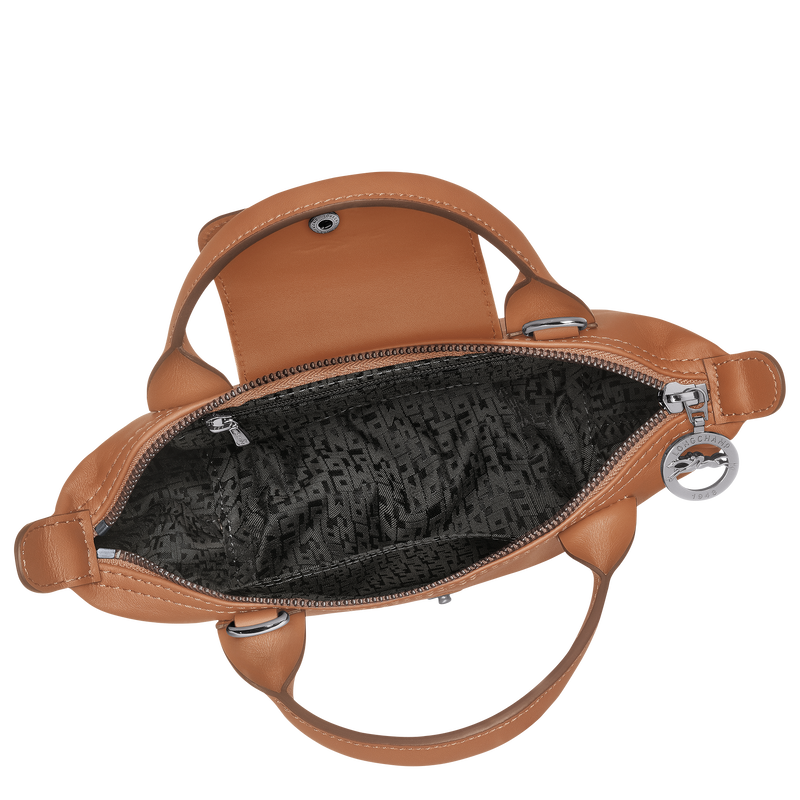 Borsa con manico XS Le Pliage Xtra , Pelle - Anacardo  - View 5 of  6