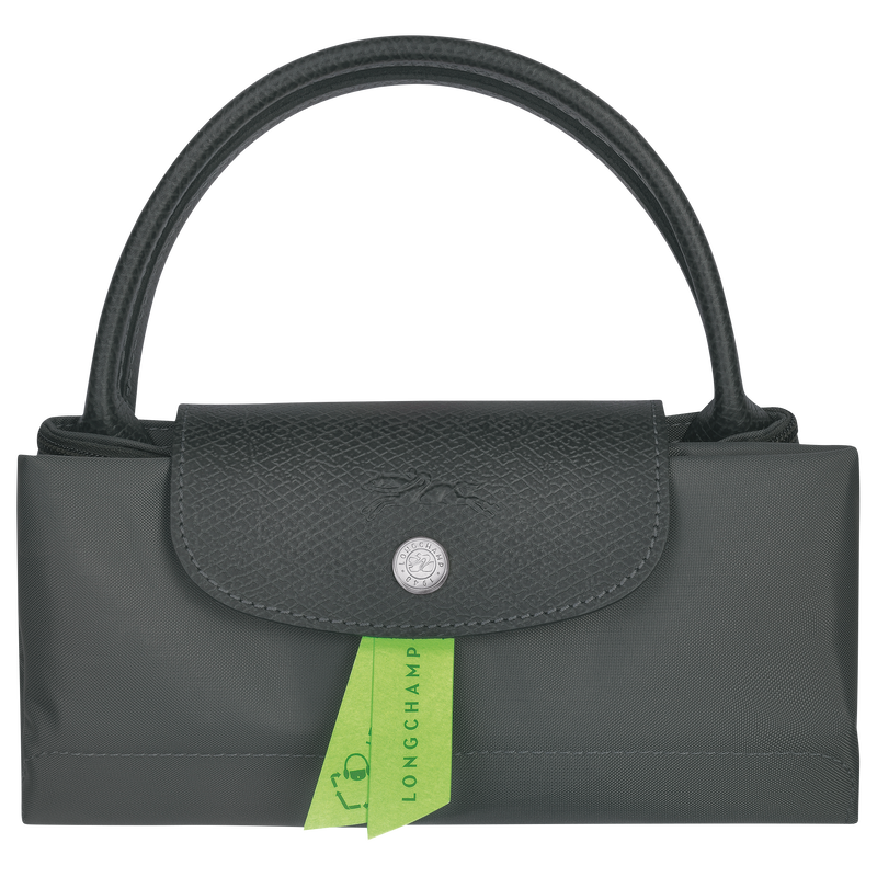 Handtasche S Le Pliage Green , Recyceltes Canvas - Graphitgrau  - Ansicht 5 von 5