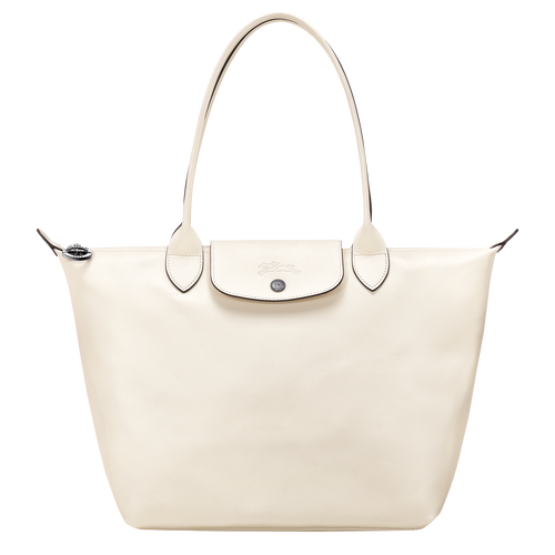 Le Pliage Xtra M Tote bag Ecru Leather Longchamp US