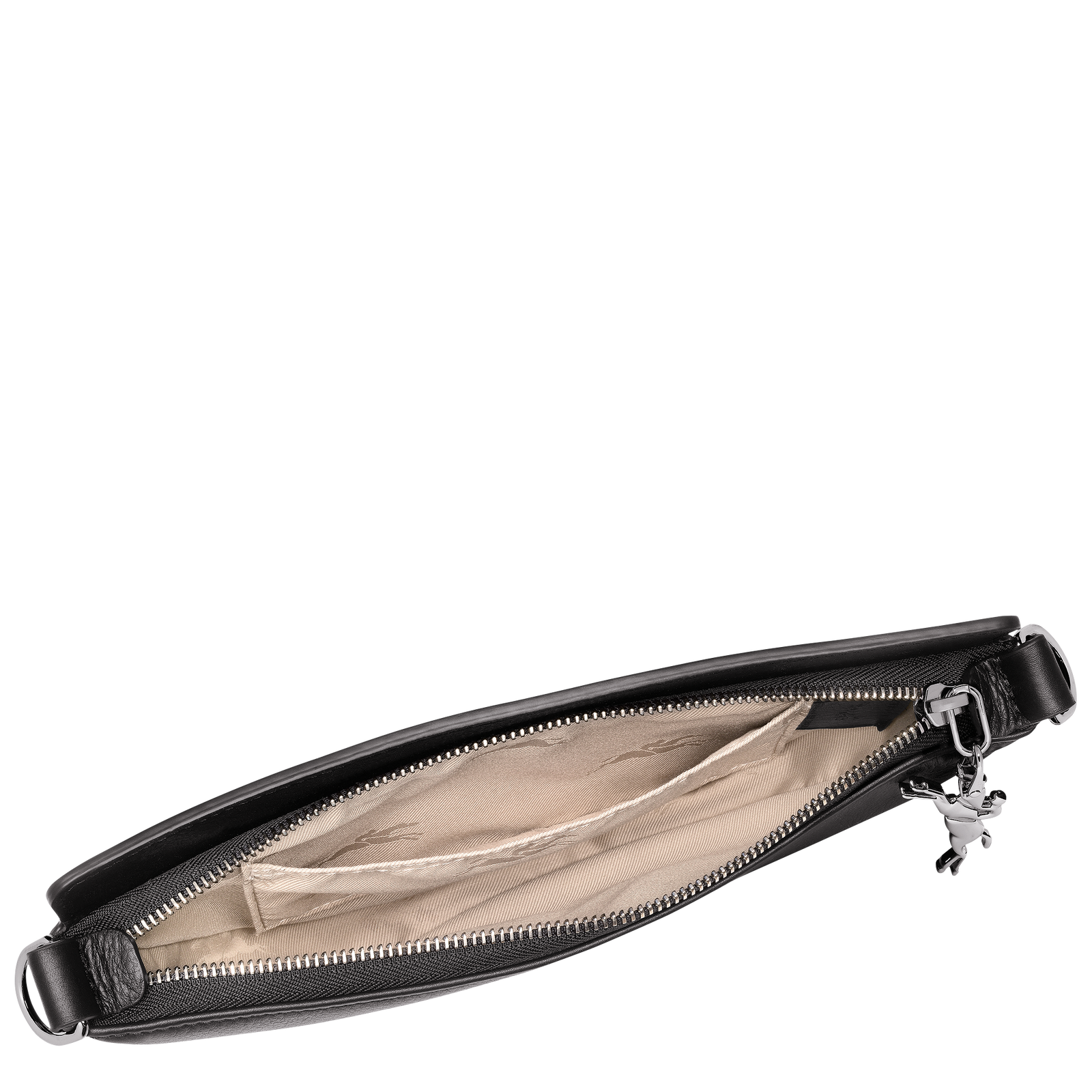 Smile S Crossbody bag Black Leather Longchamp SE