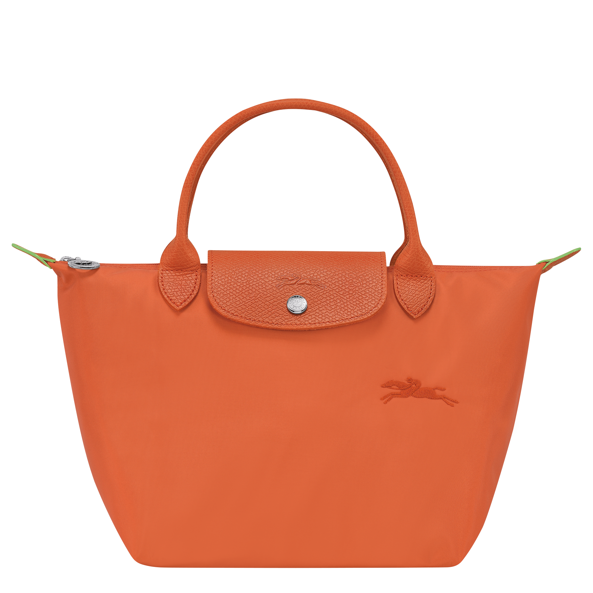 Le Pliage Green 手提包 S, 橘紅色