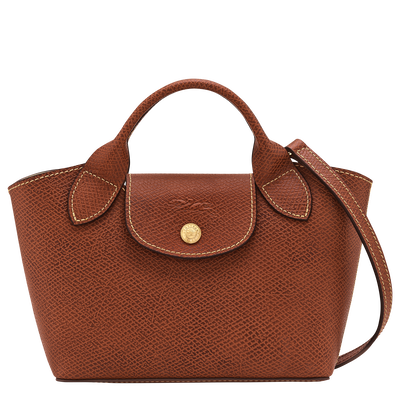 &Eacute;pure XS Tote bag , Brown - Leather