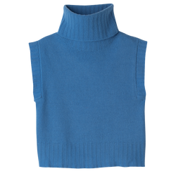 Sleeveless sweater , Cobalt - Knit