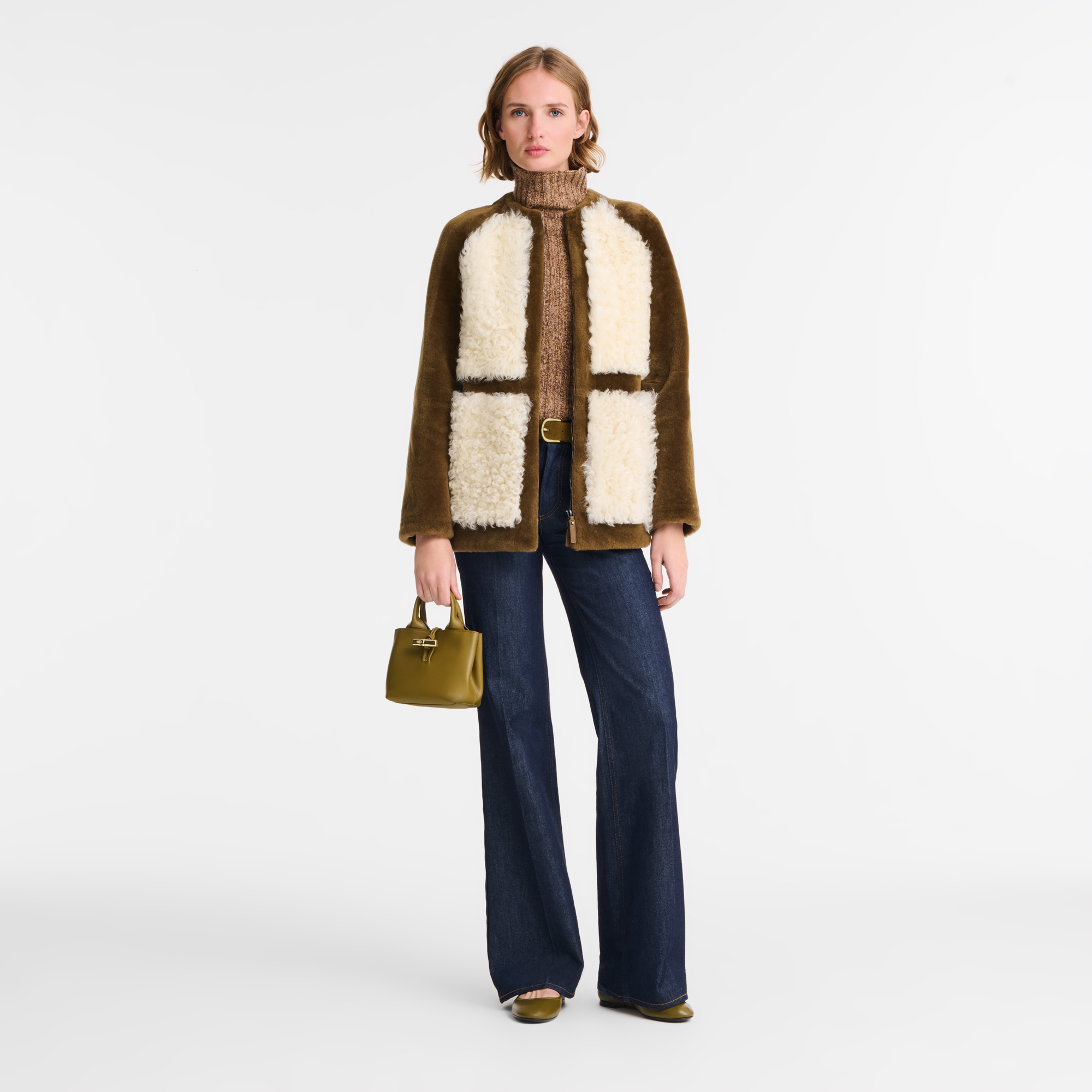 Handbag XS, Olive - View 1 of
1 - zoom in Le Roseau Handbag XS, Olive