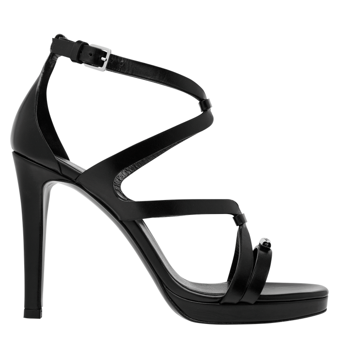 ハイヒールサンダル 21年春夏コレクション ブラック 700saa ロンシャン Jp ハイヒールサンダル 21年春夏コレクション ブラック 700saa ロンシャン Jp