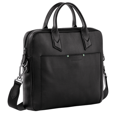 Longchamp sur Seine Briefcase S, Black