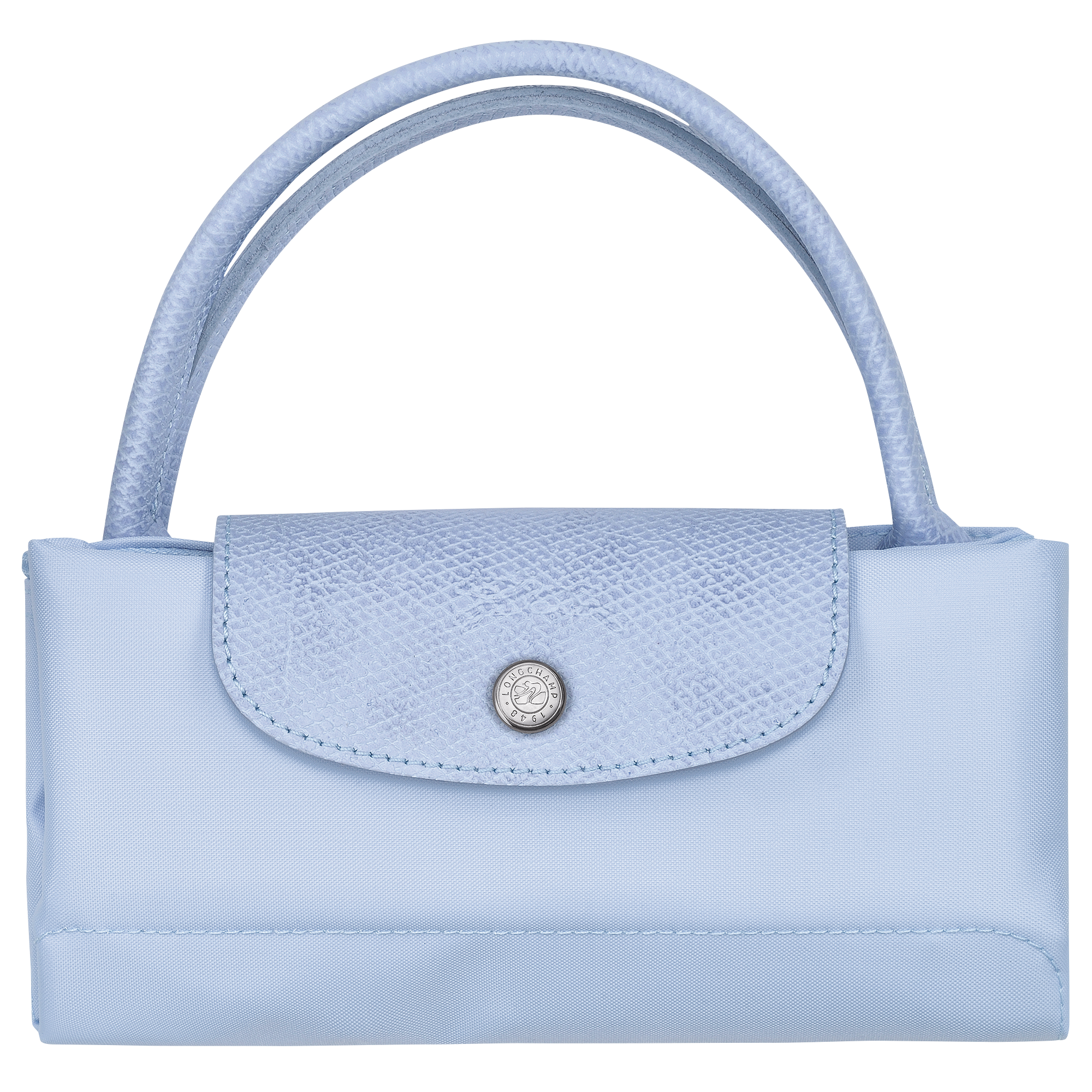 Le Pliage Green M Tote bag Sky Blue - Recycled canvas (L2605919P79)