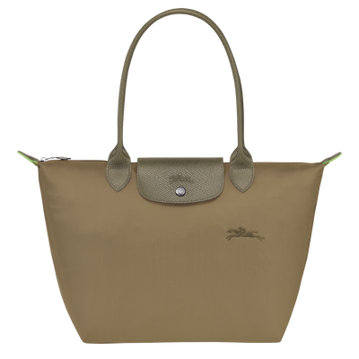 Borsa da spalla M Le Pliage Green , Tela riciclata - Carciofo