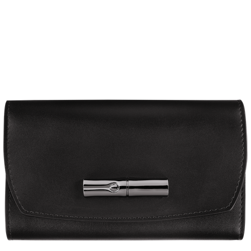 Roseau Wallet , Black - Leather - View 1 of  2