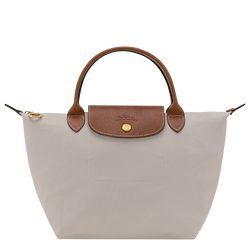 Le Pliage Original S Handbag , Pebble - Recycled canvas