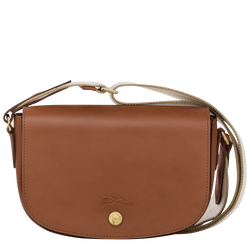 Épure S Crossbody bag , Cognac - Leather