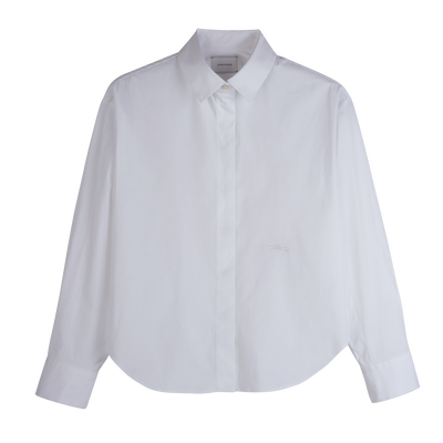 Shirt , White - Popelin