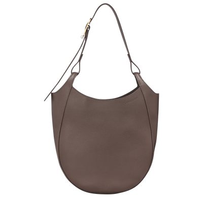 Le Foulonné L Hobo bag , Taupe - Leather