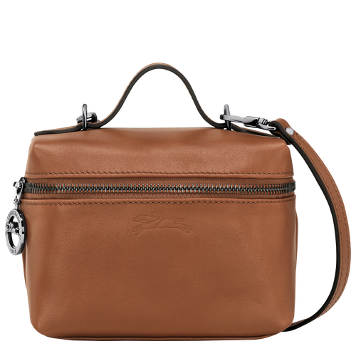 Leather vanity deals bag