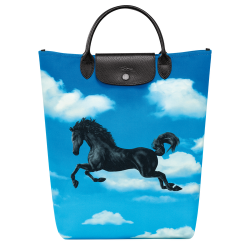Longchamp x ToiletPaper M Tote bag , Cloud Blue - Canvas - View 1 of 5