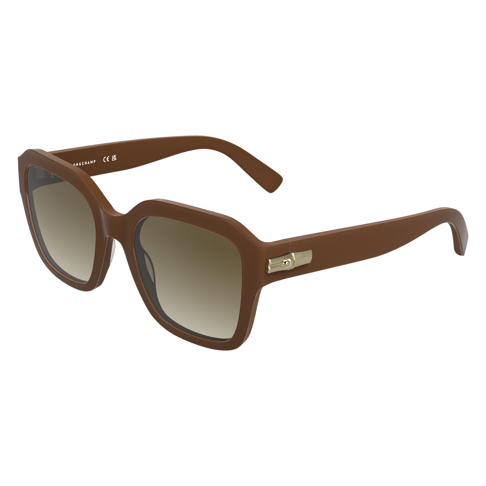 null Lunettes de soleil, Marron