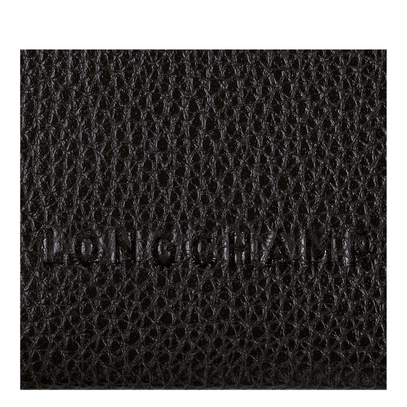 Le Foulonné Cardholder , Black - Leather  - View 3 of 3