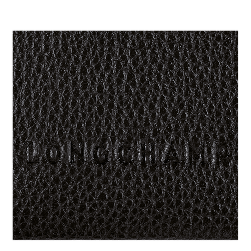 Le Foulonné Cardholder , Black - Leather - View 3 of  3