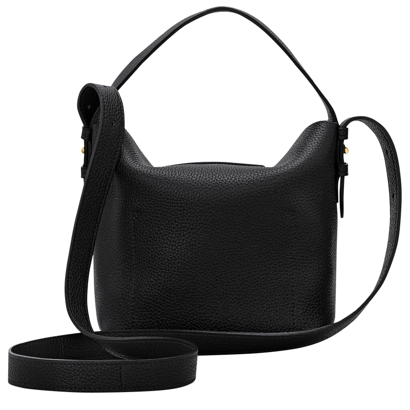 Sac seau S Le Cadence , Cuir - Noir  - Vue 3 de 5
