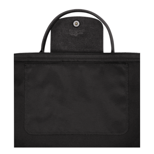 Le Pliage Energy Tas met handgreep aan de bovenkant S , Zwart - Gerecycled canvas - Weergave 5 van  6