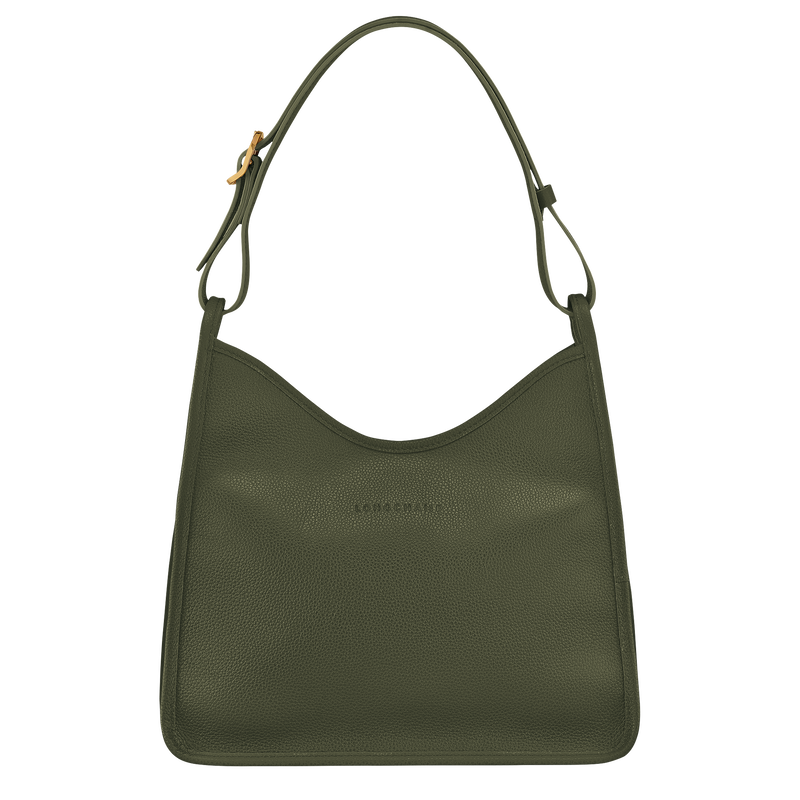 Le Foulonné M Hobo bag , Khaki - Leather  - View 1 of 4