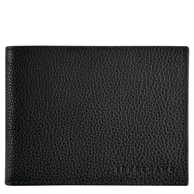 Le Foulonné Wallet, Black