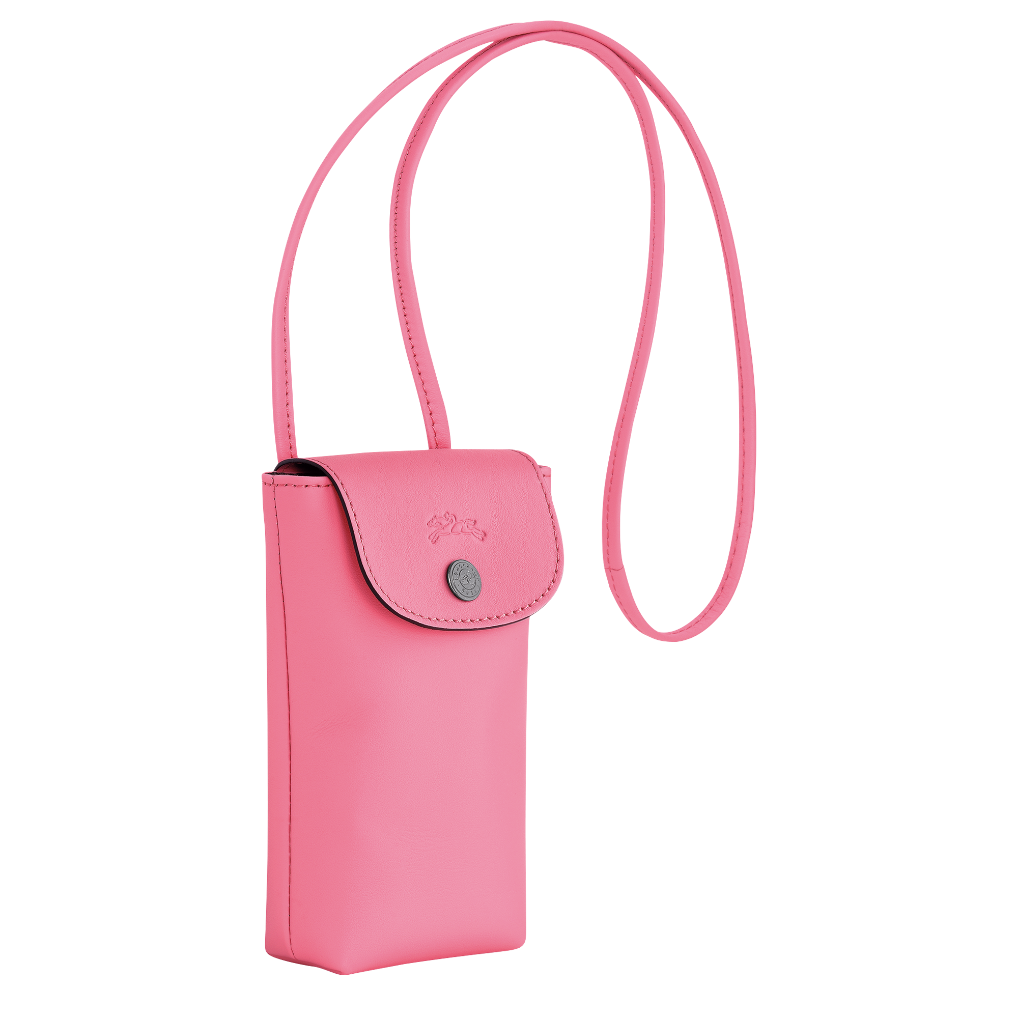 Le Pliage Xtra Mobiltelefon-Etui mit Lederbändchen, Pink