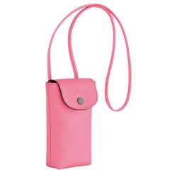 Le Pliage Xtra Mobiltelefon-Etui mit Lederbändchen, Pink