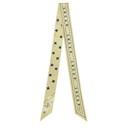 French Bandana Headband , Pistachio - Silk