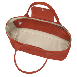 Le Pliage City Bolso con asa superior L, Terracotta