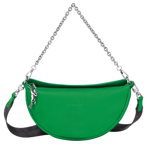 Sac bandoulière S Smile , Cuir - Gazon - Vue 1 de 2