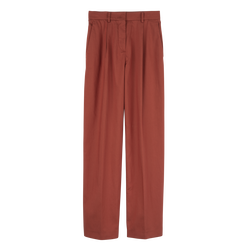 Trousers , Terracotta - Gabardine