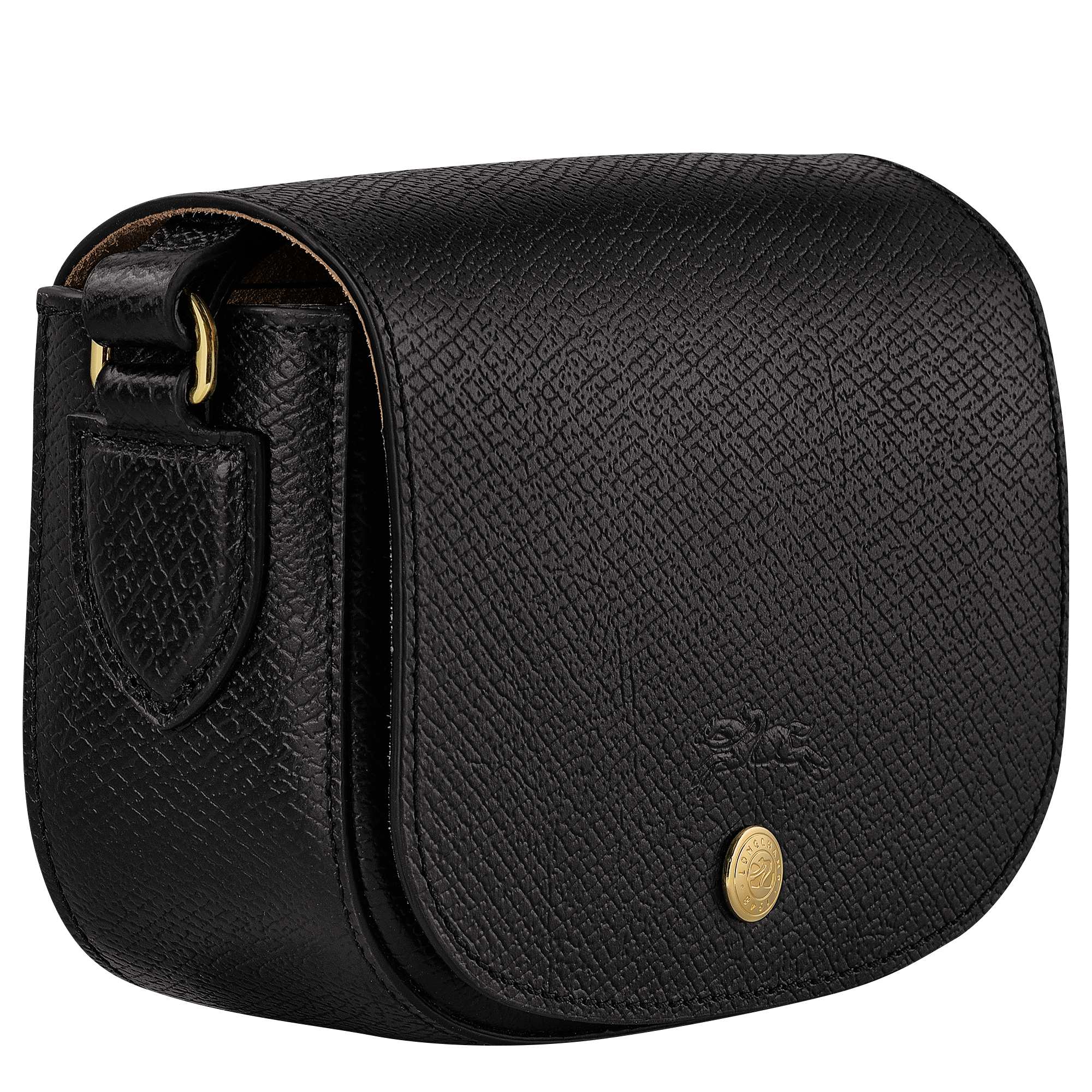 leather crossbody bag black