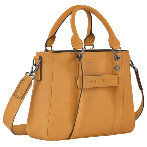 Longchamp 3D Handtasche S, Gelbbraun