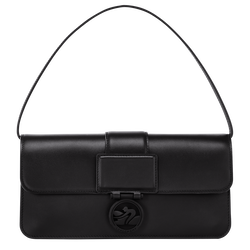 Sac porté épaule M Box-Trot , Cuir - Noir