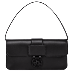 Box-Trot M Baguette bag , Black - Leather