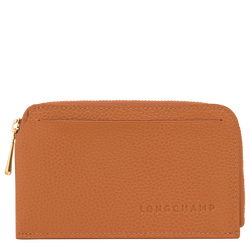 Le Foulonné Card holder , Amber - Leather