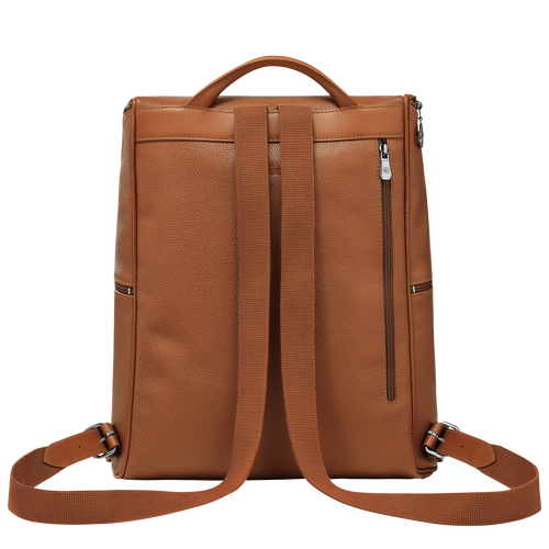 Le Foulonné Backpack , Caramel - Leather - View 4 of 5