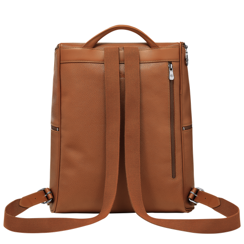 Le Foulonné Backpack , Caramel - Leather - View 4 of  4