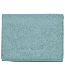 Le Foulonné Wallet , Eucalyptus - Leather