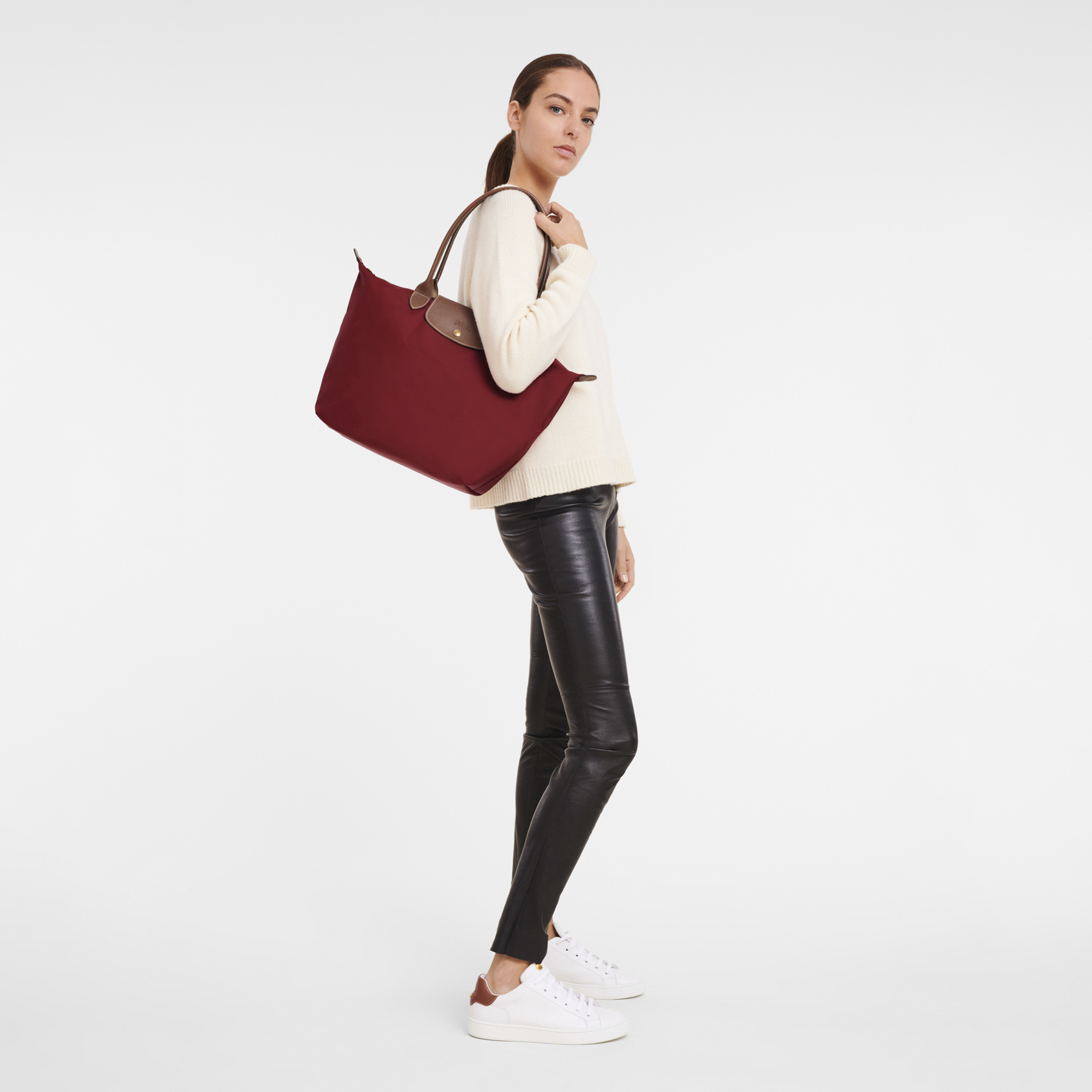  Longchamp Le Pliage Large Tote - Deep Red : Clothing, Shoes &  Jewelry