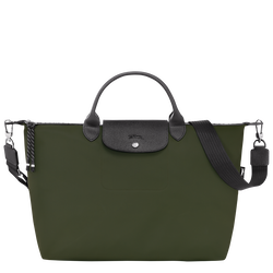 Le Pliage Energy Tas met handgreep aan de bovenkant XL , Kaki - Gerecycled canvas