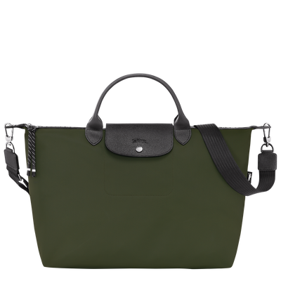 Le Pliage Energy 手提包 XL , 卡其色 - 再生帆布
