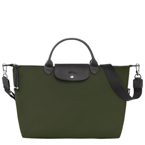 Handtasche XL Le Pliage Energy , Recyceltes Canvas - Khaki - Ansicht 1 von 6