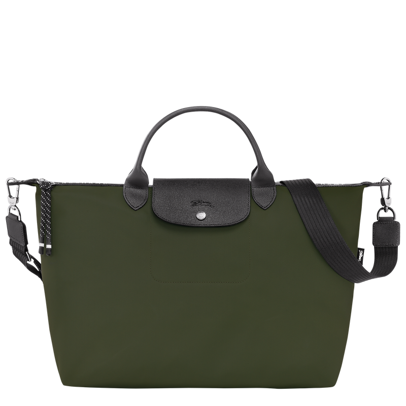 Le Pliage Energy XL Handbag , Khaki - Recycled canvas  - View 1 of  6