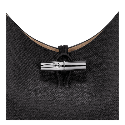 Roseau M Hobo bag Black Leather Longchamp US