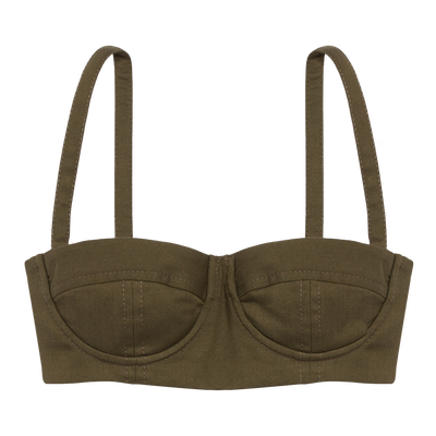 Brassi&egrave;re , Gabardine - Kaki