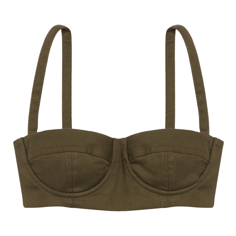 Bra , Khaki - Gabardine  - View 1 of  1