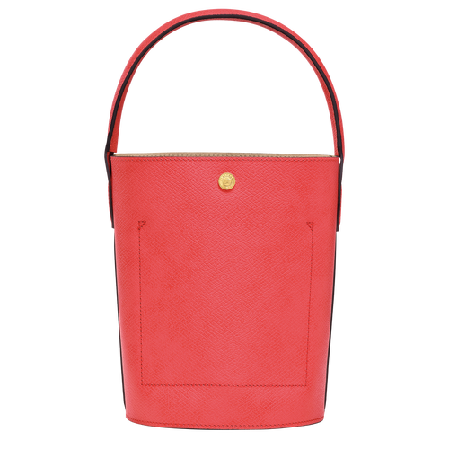 Épure S Bucket bag , Strawberry - Leather - View 4 of  6