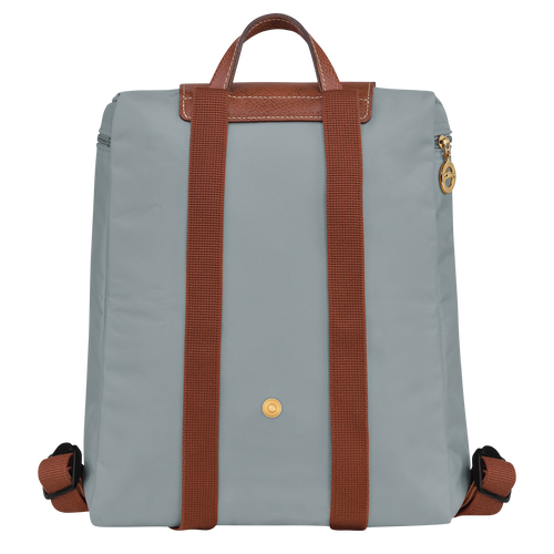 Rucksack M Le Pliage Original , Recyceltes Canvas - Stahl - Ansicht 4 von 7